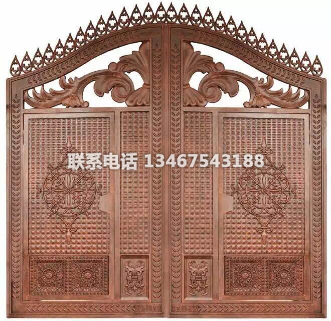 一次性浇铸大门及围栏 